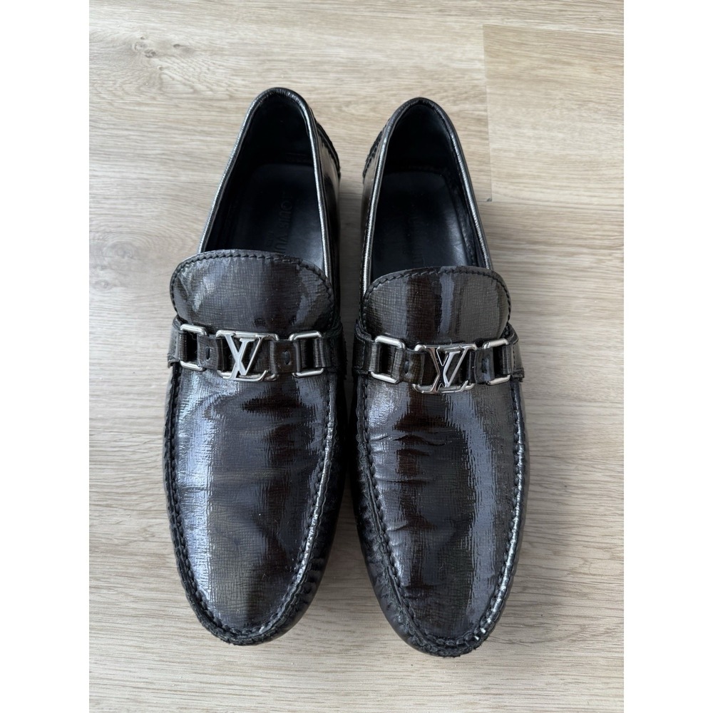 Authentic Mens Louis Vuitton Monte Carlo shoes Loafers Size 10 Moccasin